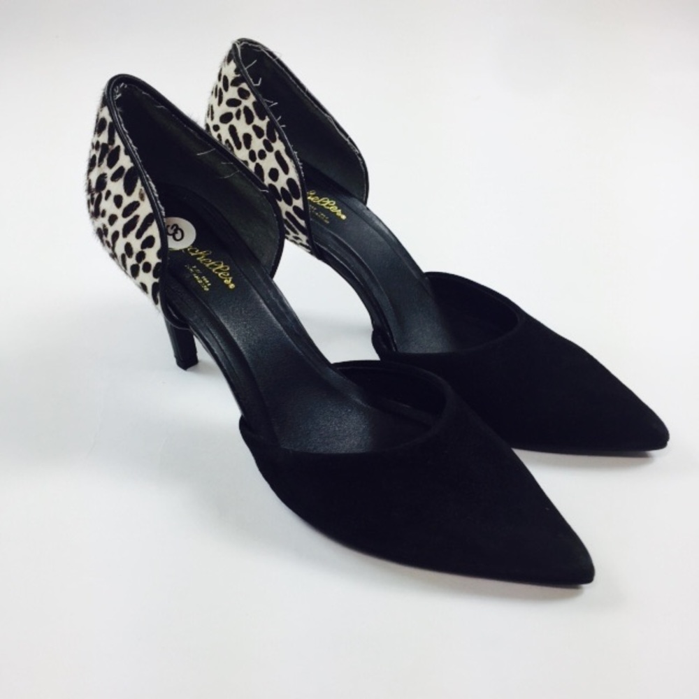 Seychelles pointed toe stiletto heel black Sz 8